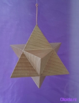 Merkaba en Platonische vormen van hout